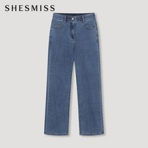 [쉬즈미스(SHESMISS)] [쉬즈미스] 밴딩 슬림 데님팬츠_SSMSLN22010_BL