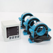 유속계 3pcs 클램프 CT 센서 AC0-50A 100A 150A 200A 400A 600A 상 전류계, 05 400A_04 120*120 미리메터
