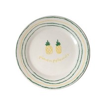 한국 사랑스러운 과일 디저트 세라믹 접시 홈 크리에이티브 요리 작은 신선한 한국 인스 손으로 그린 사랑스러운 여름, Pineapple (plate)