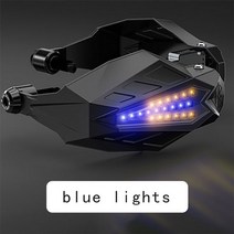 혼다 HONDA pcx 윈드 스크린 투명 스모그 오토바이 롱 미들 부품 가드 조정 가능한 범용 핸들 프로텍터 앞 유리 yamaha 폐하 250yamaha 폐하 250 bmw, 청색 주도
