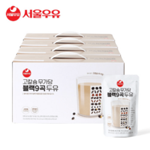 고칼슘 무가당블랙9곡 두유 80팩-검은콩두유, 서울우유 고칼슘 무가당 블랙9곡, 80팩, 190ml