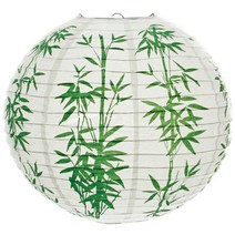 그린 대나무 한지 등갓 인테리어 한지등 원형등 무지등 일식등 거실등 한지공예 종이등 장식등 무드등 1
