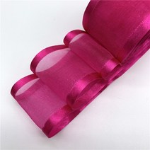 DIY 리본공예 헤어악세사리 헤어핀 헤어밴드 머리핀 헤어 장식 리본 넓은 오간자 리본 활 웨딩 크리스마스, 한개옵션1, 08 Rose