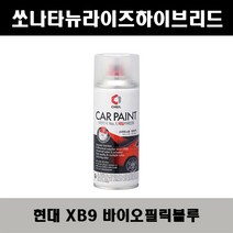 현대 쏘나타뉴라이즈하이브리드 XB9 바이오필릭블루 주문스프레이 자동차 도색 차량용 카페인트, XB9 바이오필릭블루 스프레이(제일)