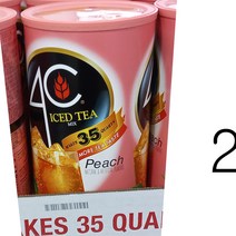 코스트코 4C아이스티 복숭아맛2.34kg X 2통, 2.34kg