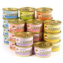 카르마 고양이캔 가다랑어+라이스 80g 24개/냥이간식, 가다랑어+라이스 80g 24개