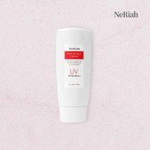 네리아 수분 선크림 SPF50+100ml 백탁없는 여드름 천연 유분없는, 1개, 100ml