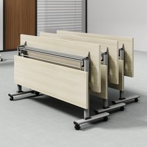 강당 회의실 접이식 긴 테이블 교육 데스크 공간 확보, 1400Wx600Dx750H