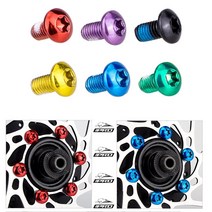 발통마켓 자전거 컬러 로터 볼트 나사 6컬러 티타늄 호환용 MTB, 컬로로터볼트(퍼플)