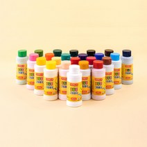 동아 딩동댕물감 수채물감 15컬러/ 200ml, 갈색, 갈색