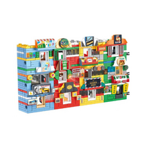 미니 상점 블럭 12개 세트 개별포장 단체 놀이 선물 행사 합체, 12P 세트