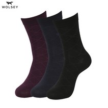 [울시골프] (남성)라인디자인장목양말_W83MZS010, 퍼플