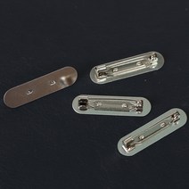 [대량구매] 37mm 일자캡핀(200개 묶음)/ 브로치 옷핀 악세사리 코사지 핀틀 뱃지 이름표
