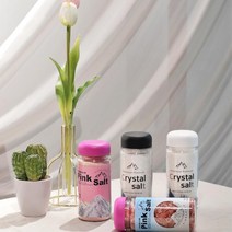 미네랄 핑크소금 히말라야 솔트 키토 다이어트 소금물 양치용 돌잔치 천연, 1개, 03.크리스탈솔트 보틀(굵은입자) 400g