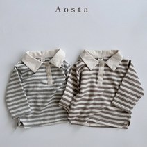 아오스타 마르케카라티 유아가을티 등원룩 데일리티셔츠 아기티