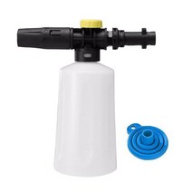 폼랜스포머 제트 보틀 조정 가능한 스노우 폼 랜스 와셔 대용량 세차 비누 건 압력 Karcher K2-K7, 01 white