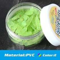 냄새나는웜 루어 낚시 소프트 베이트 인공 웜 0.5g 35mm, shrimp, ColorE