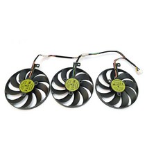 5700XT 1세트 T129215SU FDC10H12S9C RX 5700XT STRIX OC GPU 팬 ASUS 5700 ROG 비디오 카드 냉각 팬, 01 T129215SU