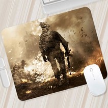 게이밍책상 pc방책상 콜오브 듀티 모던 워 페어 소형 마우스 패드 게임용 PC 게이머 매트 컴퓨터 사무실 노, 02 A2_01 LockEdge220x180x2mm