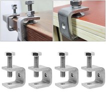 고정클램프 토글 크램프 퀵그립 금속 가공용 소형 데스크 클램프 U 장착용 타이거 강철 빔 클립 파이프 사각 1 개 2 4, 2.2Pcs