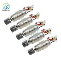 5pcs 마이크로 코어리스 진동 모터 세트 미니 고속 진동 모터 전문 rc 모터 dc 1.5v-3v 4x11mm 전자 키트, 없음