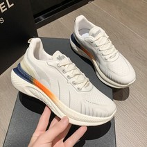 준이 캐주얼 패션 여성 키높이 운동화 통굽 스니커즈 4cm