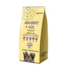 아라포펫 4321 독 소고기 소프트사료, 소, 1.2kg, 1개