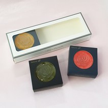 천연비누 PVC 투명 창문 3구 화이트 포장박스, 10개