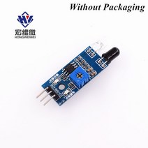 OASI 1/3/5pcs DC 3.3V-5V 3 핀 스마트 자동차 로봇 IR 적외선 반사 광전 센서 모듈, [02] 1pcs HW-201B