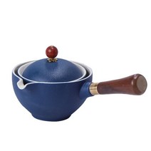 티포트 약탕기 중국어 쿵푸 차 세트 360 회전 주전자 세라믹 메이커 주입기 반자동 Gongfu Teaware Pot Cu, 01 A