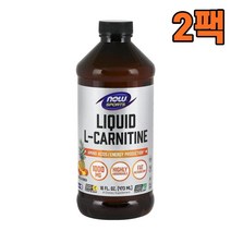 NOW Sports 나우스포츠 엘카르니틴 1000mg 리퀴드 트로피칼 473ml, 2팩