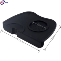 커피필터 홀더 하단없는바텀리스 커피 포터필터 54MM 세이지/브레빌 870/878 용 에스프레소 머신, 07 Tamper mat 1 hole