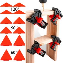 목공 코너 클립 클램프 60/90/120 도 상사 가구 고정 그림 프레임, 01 (A) Series 4 PCS
