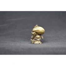 수집 능한 중국어 황동 조각 된 행복 부처님 Maitreya 절묘한 작은 동상