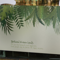 뭉키데코 뭉키데코 무점착반투명시트_MSC-071_보타니컬 그린 리프 01(B01_W90xH120cm) (2944777)