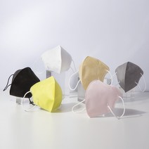 [KF94] 정마스크 보니따 새부리형 대형 국산 컬러마스크 50매, 그레이