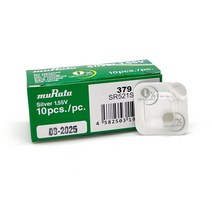 무라타 379(SR521SW)(10알) 시계건전지 1.55V, 1개, 1개입