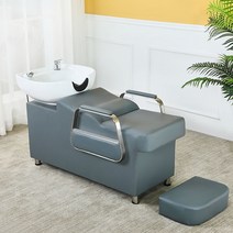 미용실 샴푸 의자 이발소 침대 고급 살롱 샴푸대 체어 바버샵 헤드스파 머리감는의자 세면대, M