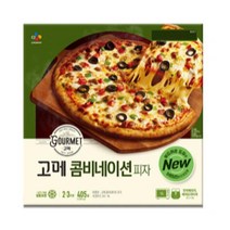 CJ더마켓 냉동 식품 아침 간식 저녁 메뉴 홈파티 집들이 음식 밀키트 고메 클래식 콤비네이션 피자 고르곤졸라 치킨 치즈 스파게티 화덕 콤비네이션 405G, 24개