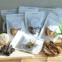 강아지수제간식 골라담기 애견특식 오리목뼈 돼지귀 강아지닭가슴살 강아지황태, 치킨근위 50g, 50g