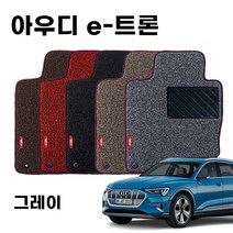 엣지 코일 차량 카매트 아우디 e 트론 1세대 4P Gray 자동차발매트 74855EA, 본상품선택