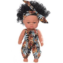 리본돌 인형 프리미엄 구체관절 애착 실리콘 Born Real Bebe Reborn, 01 35CM, 05 orange