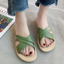 여름슬리퍼 여자 여름 바캉스 슬리퍼 캐주얼 데일리 휴가 휴양지