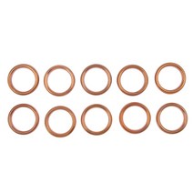 황동 오토바이 배기 머플러 가스켓 10 개 Jialing JH70 GY6125 혼다 CG125/CG250 용