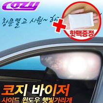 코지 마그네틱 차량용 사이드 썬바이저 햇빛가리개 해피바이저, B타입-운전석, 1개