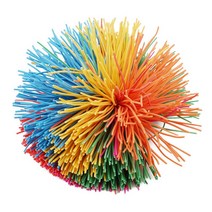 피규어 6Cm/9Cm Rainbow Fidget 감각적 인 Koosh 공 아기 재미 있은 Stretchy 긴장 구제 아이 자폐증 특별, 01 6cm
