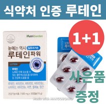 식약처 인증 홈쇼핑 루테인 20mg 루테인 지아잔틴 5:1 분말 가루 정 캡슐 164 아스타잔틴 식약청 인정 눈 건강 영양제 1+1 60캡슐 사은품 증정, 루테인 30캡슐x2박스 (총60캡슐)