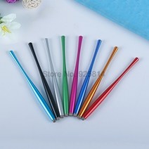용품 By 100pcs 용량 성 스타일러스 펜 금속 메쉬 마이크로 섬유 팁 터치 스크린 전화 태블릿 PC 아이폰 호환 iPad, [06] 라벤더