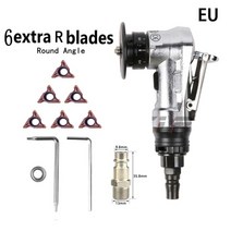 압축 공기 공구 공압 모따기 기계 디버링 도 미니 휴대용 휴대용 금속 트리밍 기계, 6개의 r 블레이드 포함