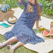 루시앙 루시앙_여성 루시앙 플로럴 티어드 썸머 쉬폰 원피스 2종 택1 (P002603346)